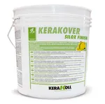 Revestimiento orgánico mineral eco‑compatible, referencia Kerakover Silox Finish 1,0 de Kerakoll. Coloreado A. Envase: 25 kg